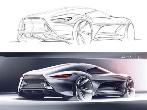 Sketchover Car Rendering In Photoshop Tutorial