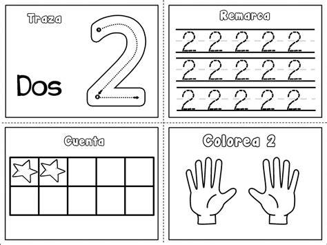 Grafomotricidad Números Preescolar Enseñar Números