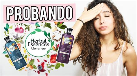 PROBANDO HERBAL ESSENCES BIO RENEW EN CABELLO RIZADO RESEÑA SHAMPOO