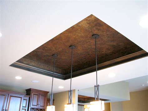 We Painted A Gorgeous Metallic Ceiling Jennifer Allwood