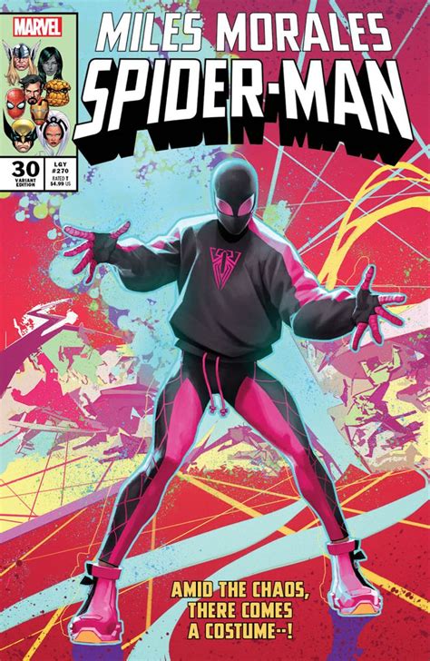 Miles Morales Spider Man 30 Variant Cover Art By Skan Spiderman