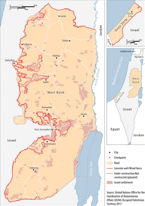 Access restrictions in the West Bank and Gaza. | Download Scientific ...