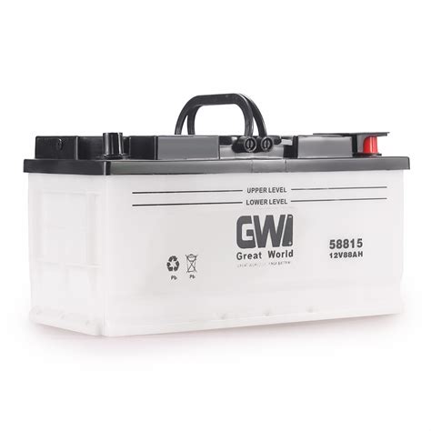 Gw Brand 12v 100ah Car Dry Charged Battery Din100 Lead Acid Auto