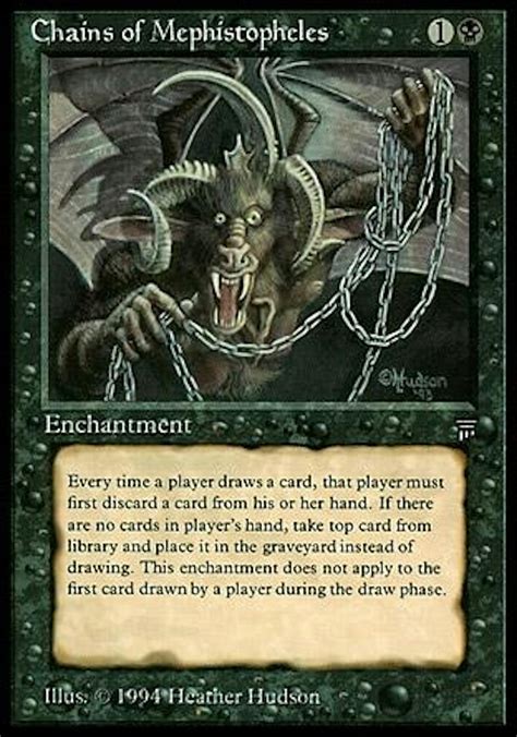 Magic The Gathering Legends Single Chains Of Mephistopheles Moderate