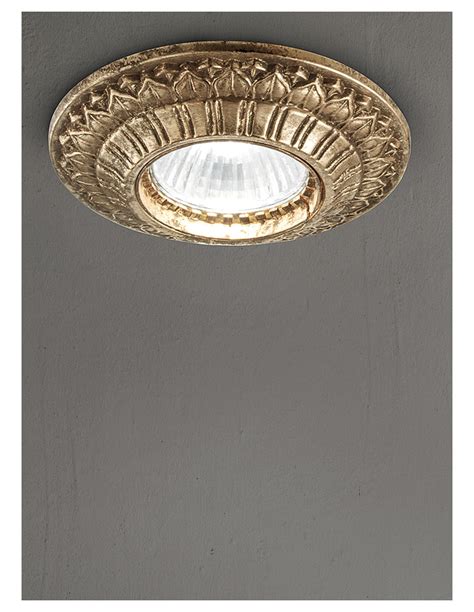 Recessed Spotlight In Classic Antique Gold Filled Brass Ms 347