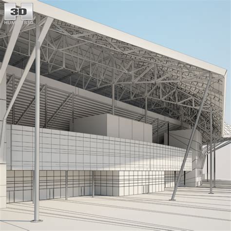 Parc Olympique Lyonnais (Stade des Lumiеres) 3D model - Download Stadium on 3DModels.org