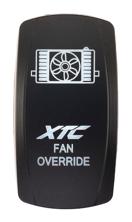 XTC Power Products Dash Switch Rocker Face Fan Override Cycle Gear