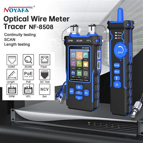 Noyafa Nf Network Cable Tester Lan Optical Power Meter Tester Lcd