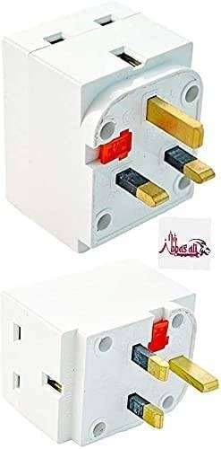 Abbasali Way Socket Multi Plug Fused Adapter Uk Mains V Ac