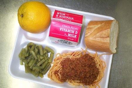 What's For School Lunch?: USA School Lunch - Spaghetti with Meat Sauce