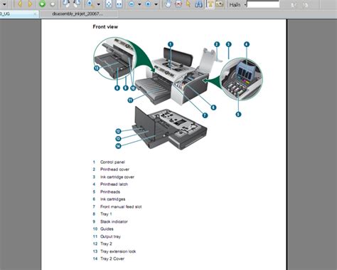 Hp Business Inkjet 2800 Printer User Guide And Disassembly Instructions Service Manuals