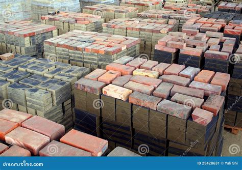 Brick Making Factory Stock Image Image Of Molded Moist 25428631