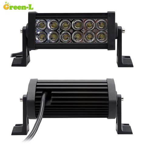 Green L Inch W W Dual Row Led Bar Off Road X Led Work Light For