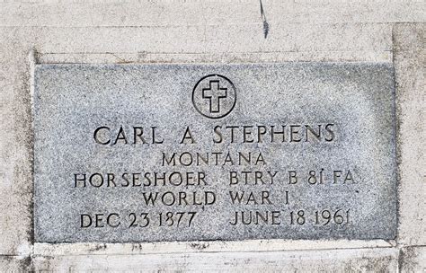 Carl Albert Stephens 1877 1961 Mémorial Find a Grave