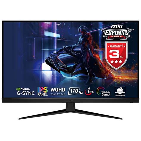 Msi G Q In Hz Ms Wqhd G Sync Ips Gaming Monit R Gaming Gen Tr