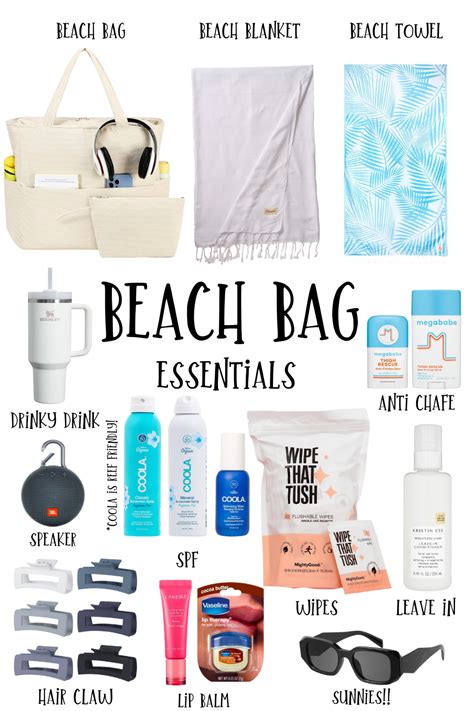 Beach Bag Essentials In Beach Bag Essentials Summer Bag