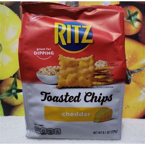 Nabisco Ritz Toasted Chips Original Sour Cream And Onion Cheddar