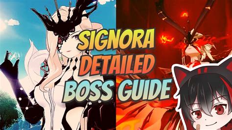 La Signora Complete Boss Guide Genshin Impact Youtube