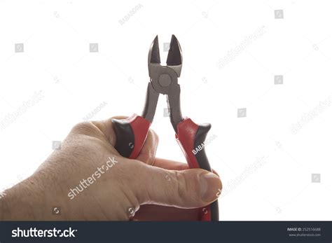 Hand Holding Combination Pliers Stock Photo 252516688 Shutterstock