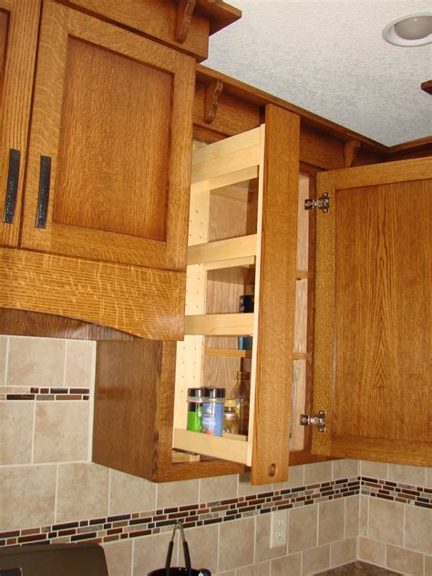 Wonderful Pull Out Spice Racks For Upper Kitchen Cabinets Stone Cabinet