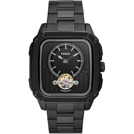 Fossil Inscription Analog Black Dial Men S Watch Me Amazon In