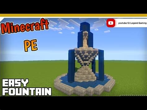 Fountain Tutorial Minecraft Sj Legend Gaming Technogamerz Ujjwal