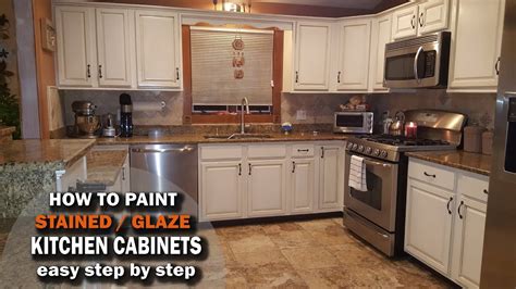 Glazing Oak Cabinets Before After Cabinets Matttroy