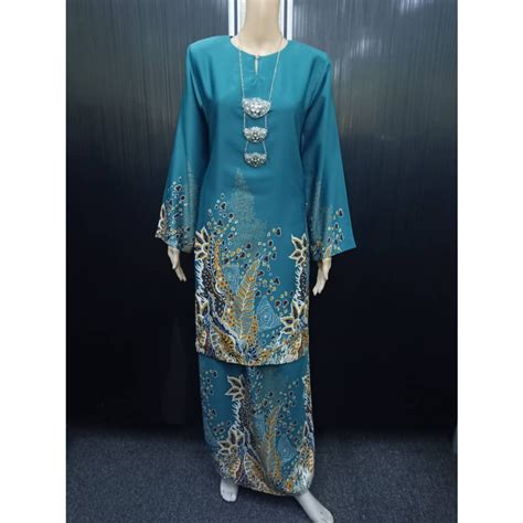 Baju Kurung Pahang Batik Callista KB23032 Seta Pura Silk BBStml