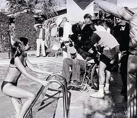 Behind the scenes photo from the “pool scene” in “fast times at ...