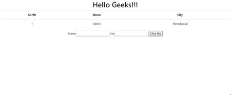 How To Parse Json Data Into React Table Component Geeksforgeeks