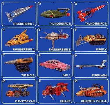 Thunderbirds Movie Vehicles