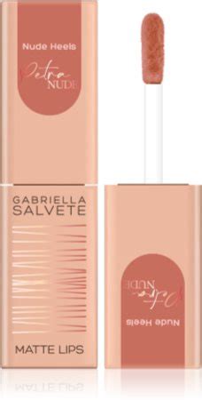 Gabriella Salvete Petra Nude Nude Heels Matt Liquid Lipstick Notino Co Uk