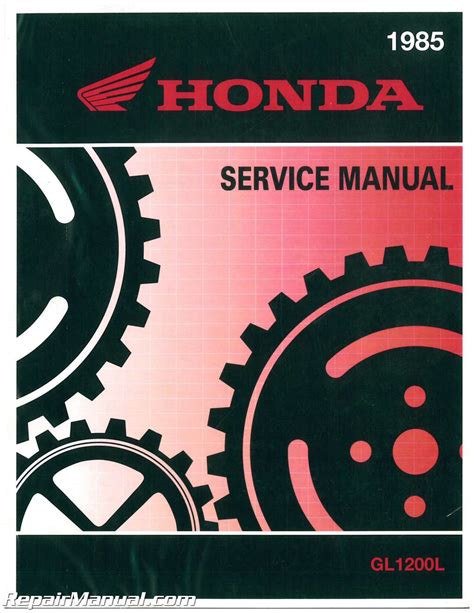 1985 Honda GL1200L GoldWing Motorcycle SUPPLEMENT Shop Manual