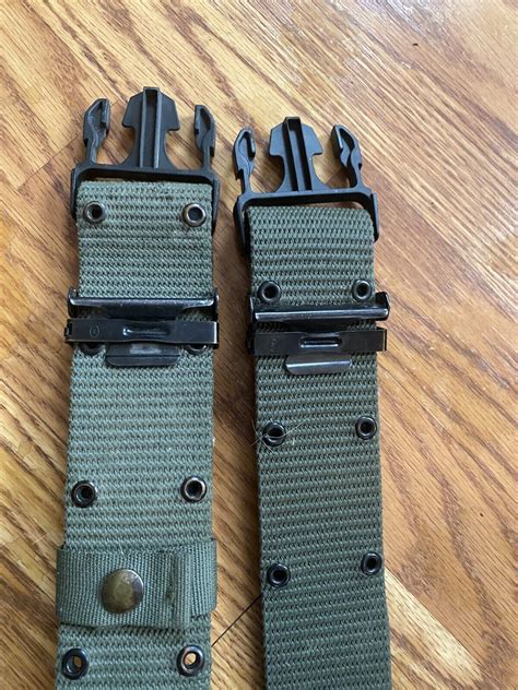 2 Medium Pistol Belts Olive Green Us Military Alice Web Gear Army