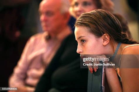 Caroline Cruz, daughter of U.S. Sen. Ted Cruz , looks on during a ...