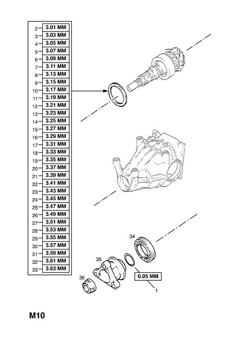 Opel Senator B Differential Assembly Contd Opel Epc Online