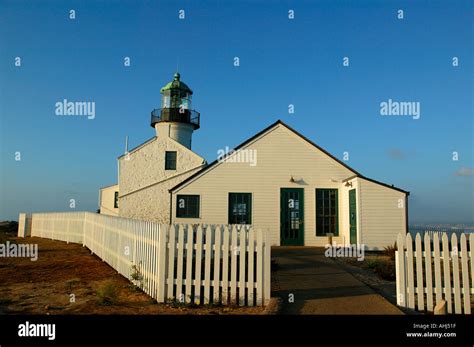 The Old Point Loma Lighthouse Cabrillo National Monument Point Loma San Diego California Stock ...