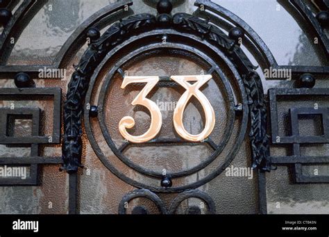 Number 38, No 38, #38, thirty eight Stock Photo - Alamy