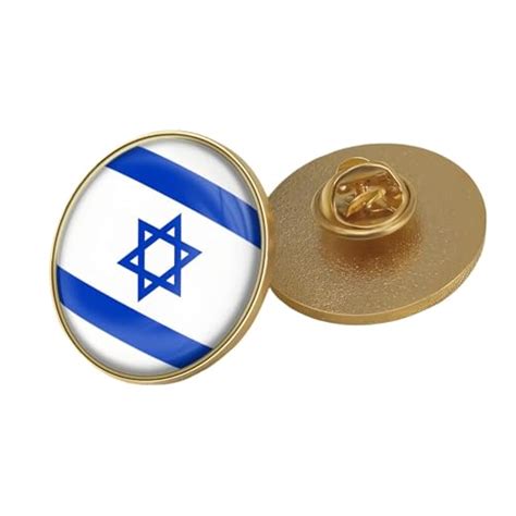 Israeli Flag Pinmetal Patriotic Israel Flag Pins Stand With Israel