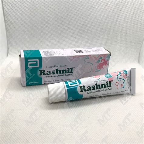 Rashnil Cream ( Benzalkonium Chloride & Zinc Oxide ) - Memon Traders