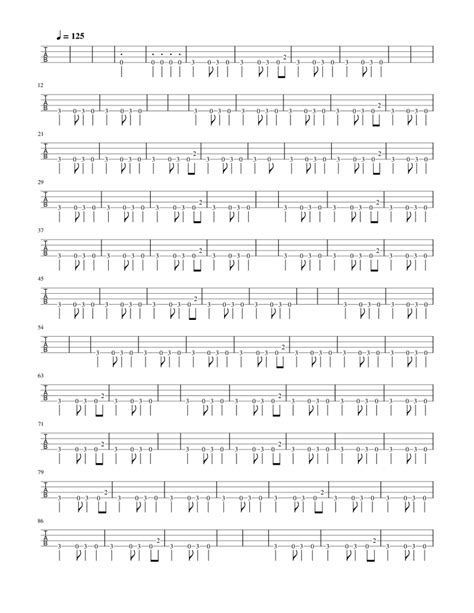 Oxytocin Billie Eilish Bass Tabs Sheet Music For Bass Guitar Solo