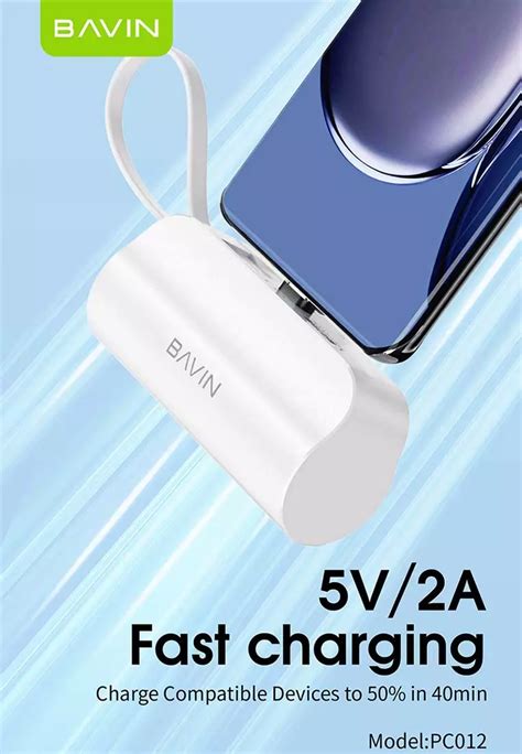 Buy BAVIN Bavin PC012 5000mah Mini Fast Charging Power Bank With Built