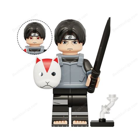 Young Itachi Sharingan Anbu Mask Naruto Series Minifigures Toys