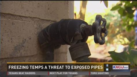 Plumbers Busy Repairing Busted Pipes Throughout Houston After Freezing Cold Temps