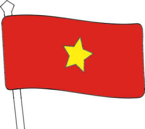 Vector illustration of Flag of Vietnam. 24367646 Vector Art at Vecteezy