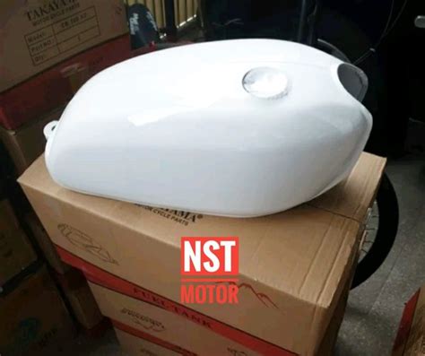 Jual Tank Tangki Bensin Honda Cb Cb Putih High Quality Di Lapak