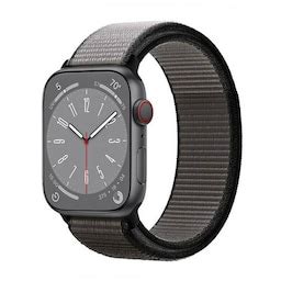 Nylon Armband Apple Watch 8 45mm Anchor Grey Elgiganten