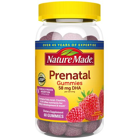 Nature Made Prenatal Gummies Mixed Berry -- 60 Gummies - Vitacost