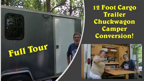 Cargo Trailer Camper Conversion Camping At Dc Rogers Lake Youtube