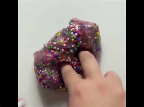 Satisfying With Clay Piping Bag Foam Slime And Glitter Mixing Random